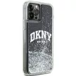 DKNY case for IPHONE 12/12 Pro hátlap, tok DKHCP12MLBNAEK Liquid Glitters W/Arch Logo, fekete