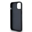 DKNY iPhone 13 PU Leather Checkered Pattern and Stripe DKHCP13MPCPTSSK hátlap, tok, fekete
