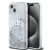 DKNY iPhone 14 Liquid Glitter Arch Logo DKHCP14SLBNAET hátlap, tok, átlátszó