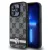 DKNY iPhone 14 Pro Max PU Leather Checkered Pattern and Stripe DKHCP14XPCPTSSK hátlap, tok, fekete