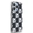 DKNY iPhone 15 Pro DKHCP15LHDLCEK PC TPU Checkered Pattern, fekete