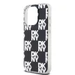 DKNY iPhone 15 Pro DKHCP15LHDLCEK PC TPU Checkered Pattern, fekete