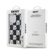 DKNY iPhone 15 Pro DKHCP15LHDLCEK PC TPU Checkered Pattern, fekete