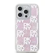 DKNY iPhone 15 Pro DKHCP15LLCPEPP hátlap, tok Liquid Glitters W/Checkered Pattern, rózsaszín