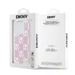 DKNY iPhone 15 Pro DKHCP15LLCPEPP hátlap, tok Liquid Glitters W/Checkered Pattern, rózsaszín