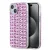DKNY iPhone 15 PC/TPU Repeat Pattern Case DKHCP15SHOPECP hátlap, tok, rózsaszín