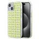 DKNY iPhone 15 PC/TPU Repeat Pattern Case DKHCP15SHOPECY hátlap, tok, sárga