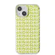 DKNY iPhone 15 PC/TPU Repeat Pattern Case DKHCP15SHOPECY hátlap, tok, sárga