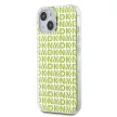 DKNY iPhone 15 PC/TPU Repeat Pattern Case DKHCP15SHOPECY hátlap, tok, sárga