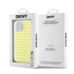 DKNY iPhone 15 PC/TPU Repeat Pattern Case DKHCP15SHOPECY hátlap, tok, sárga