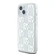 DKNY DKHCP15SLCPEPT iPhone 15 6.1" biały /, fehér hátlap, tok, Liquid Glitter MultiLogo