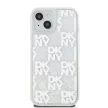 DKNY DKHCP15SLCPEPT iPhone 15 6.1" biały /, fehér hátlap, tok, Liquid Glitter MultiLogo