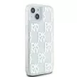 DKNY DKHCP15SLCPEPT iPhone 15 6.1" biały /, fehér hátlap, tok, Liquid Glitter MultiLogo