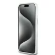 DKNY DKHCP15SLCPEPT iPhone 15 6.1" biały /, fehér hátlap, tok, Liquid Glitter MultiLogo