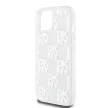 DKNY DKHCP15SLCPEPT iPhone 15 6.1" biały /, fehér hátlap, tok, Liquid Glitter MultiLogo