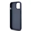 DKNY DKHCP15SPRTHSLB iPhone 15/14/13 6.1" hátlap, tok Leather Mono Stripe & Metal Logo, kék