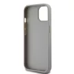 DKNY DKHCP15SPRTHSLE iPhone 15/14/13 6.1" hátlap, tok Leather Mono Stripe & Metal Logo, bézs