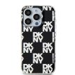 DKNY iPhone 15 Pro Max DKHCP15XHDLCEK hátlap, tok PC TPU Checkered Pattern, fekete