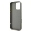DKNY iPhone 16 Pro Max PU Leather Quilted Stack Logo Case DKHCP16XPQDSLG hátlap, tok, szürke