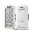 DKNY case for IPHONE 11 Magsafe hátlap, tok DKHMN61HCPTSE Checkered Pattern W/Printed Stripes, bézs