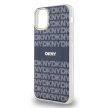 DKNY iPhone 11 PC/TPU Repeat Pattern Tonal Stripe Magsafe kompatibilis DKHMN61HRHSEB hátlap, tok, sötétkék