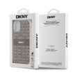 DKNY iPhone 11 PC/TPU Repeat Pattern Tonal Stripe Magsafe kompatibilis DKHMN61HRHSEE hátlap, tok, bézs