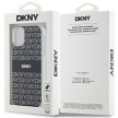 DKNY case for IPHONE 11 Magsafe hátlap, tok DKHMN61HRHSEK Repeat Texture Pattern W/ Stripe, fekete