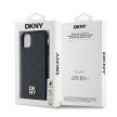 DKNY case for IPHONE 11 Magsafe hátlap, tok DKHMN61PSHRPSK Repeat Pattern W/Stack Logo, fekete