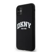 DKNY case for IPHONE 11 Magsafe hátlap, tok DKHMN61SNYACH W/White Arch Logo, fekete