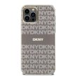 DKNY iPhone 12/12 Pro PC/TPU Repeat Pattern Tonal Stripe Magsafe kompatibilis DKHMP12MHRHSEE hátlap, tok, bézs