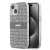 DKNY iPhone 14 PC/TPU Repeat Pattern Tonal Stripe Magsafe kompatibilis DKHMP14SHRHSEE hátlap, tok, bézs