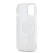 DKNY iPhone 14 PC/TPU Repeat Pattern Tonal Stripe Magsafe kompatibilis DKHMP14SHRHSEE hátlap, tok, bézs