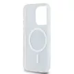 DKNY case for IPHONE 14 Pro Max Magsafe hátlap, tok DKHMP14XHRHSEK Repeat Texture Pattern W/ Stripe, fekete