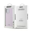 DKNY case for IPHONE 14 Pro Max Magsafe hátlap, tok DKHMP14XSMCHLP W/Horizontal Metal Logo, rózsaszín