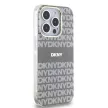 DKNY iPhone 15 Pro compatible with MagSafe DKHMP15LHRHSEE hátlap, tok MagSafe PC TPU Repeat Texture Pattern W/ Stripe, bézs