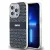DKNY iPhone 15 Pro compatible with MagSafe DKHMP15LHRHSEK hátlap, tok MagSafe PC TPU Repeat Texture Pattern W/ Stripe, fekete