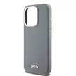 DKNY iPhone 15 Pro Liquid Silicone Arch Logo MagSafe kompatibilis DKHMP15LSMCHLG szilikon hátlap, tok, szürke