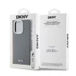 DKNY iPhone 15 Pro Liquid Silicone Arch Logo MagSafe kompatibilis DKHMP15LSMCHLG szilikon hátlap, tok, szürke