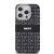 DKNY iPhone 15 Plus MagSafe DKHMP15MHRHSEK hátlap, tok MagSafe PC TPU Repeat Texture Pattern W/ Stripe, fekete
