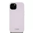 DKNY iPhone 15 Plus MagSafe DKHMP15MSMCHLP hátlap, tok MagSafe Silicone W/Horizontal Metal Logo, rózsaszín