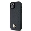 DKNY iPhone 15 compatible with MagSafe DKHMP15SPSHRPSK hátlap, tok MagSafe Pu Repeat Pattern W/Stack Logo, fekete