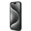 DKNY iPhone 15 compatible with MagSafe DKHMP15SPSHRPSK hátlap, tok MagSafe Pu Repeat Pattern W/Stack Logo, fekete