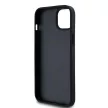 DKNY iPhone 15 compatible with MagSafe DKHMP15SPSHRPSK hátlap, tok MagSafe Pu Repeat Pattern W/Stack Logo, fekete