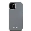 DKNY iPhone 15 Liquid Silicone Arch Logo MagSafe kompatibilis DKHMP15SSMCHLG szilikon hátlap, tok, szürke