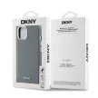 DKNY iPhone 15 Liquid Silicone Arch Logo MagSafe kompatibilis DKHMP15SSMCHLG szilikon hátlap, tok, szürke