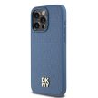 DKNY iPhone 15 Pro Max compatible with MagSafe DKHMP15XPSHRPSB hátlap, tok MagSafe Pu Repeat Pattern W/Stack Logo, kék
