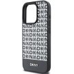 DKNY DKHMP15XPSOSPK iPhone 15 Pro Max 6.7" hátlap, tok Leather Printed Pattern Metal Logo MagSafe, fekete