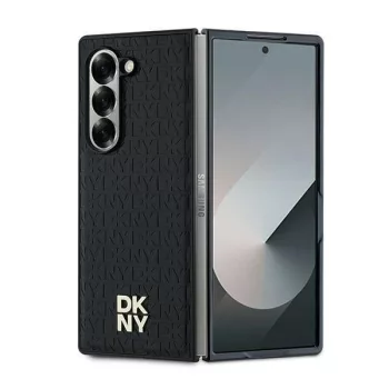   DKNY Repeat Pattern Stack Logo Samsung Galaxy Z Fold 6 hátlap, tok, fekete