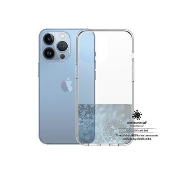   PanzerGlass ClearCase iPhone 13 Pro 6,1" antibakteriális katonai mifemalesítésű tok, átlátszó