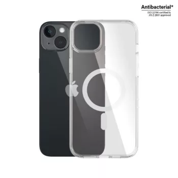   PanzerGlass hátlap, tok HardCase iPhone 14 Plus/15 Plus 6.7" MagSafe antibakteriális katonai minősítésű, átlátszó
